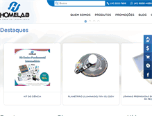 Tablet Screenshot of homelab.com.br